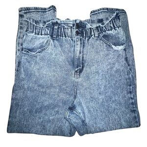 Wild Fable Women’s High-Rise Acid Wash Jeans Size 10 Button Fly Baggy Fit